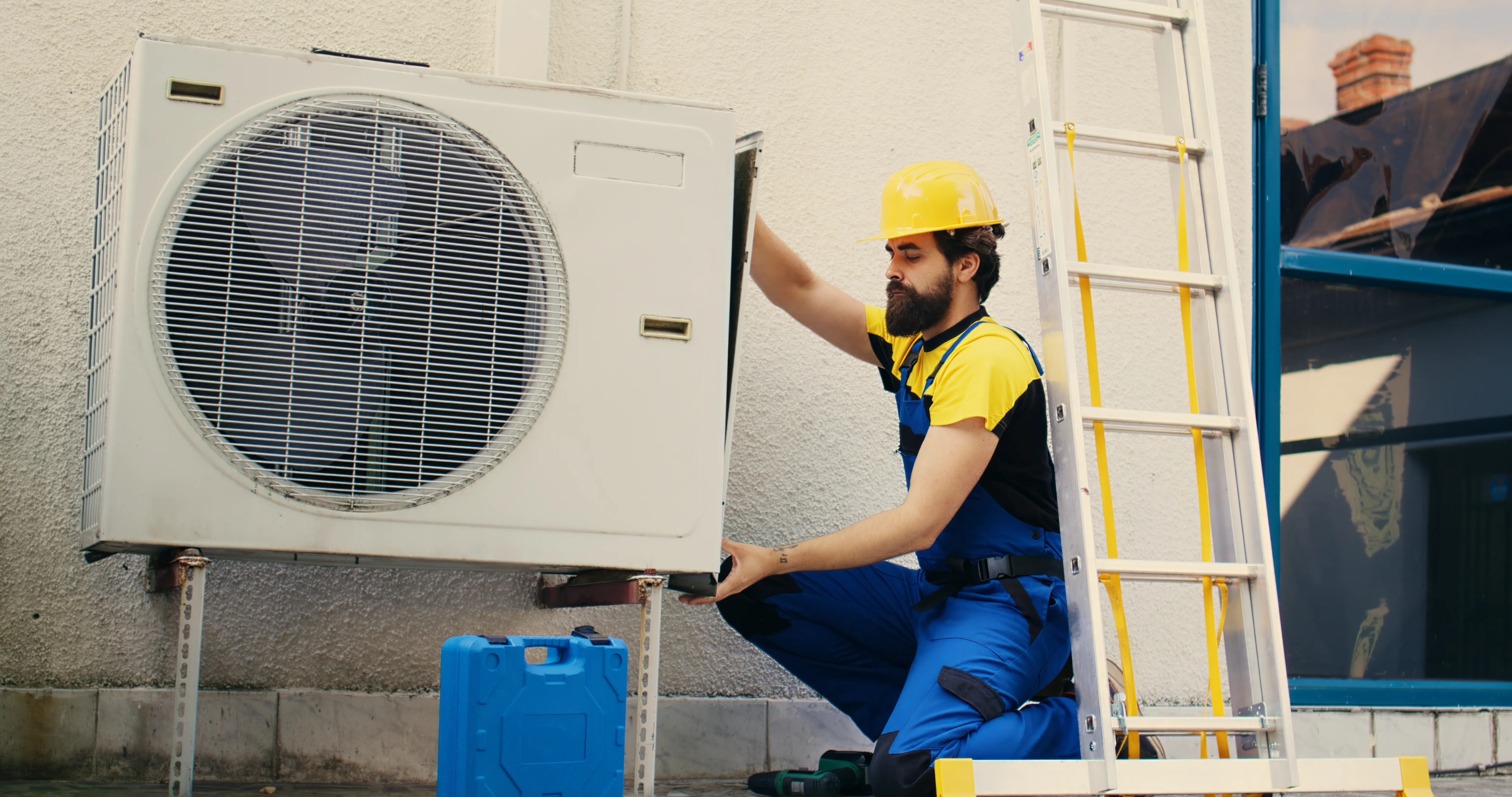 Groupe extérieur PAC double ventilateur